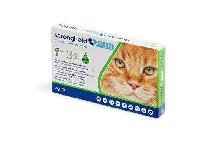 STRONGHOLD PLUS GATOS 5-10 KG 3 PIP (10016297)