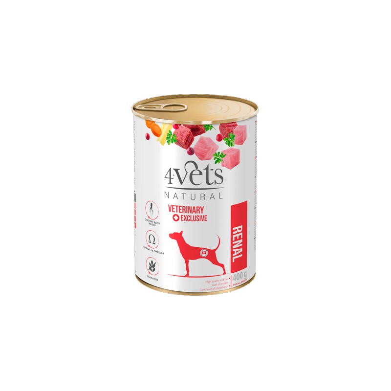 4VETS DOG RENAL 6 X 400 G (13 214)