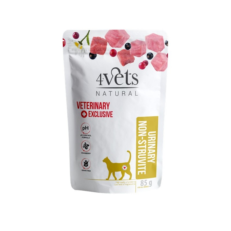 4VETS CAT URINARY NON STRUVITE 10 X 85 G (13 236)