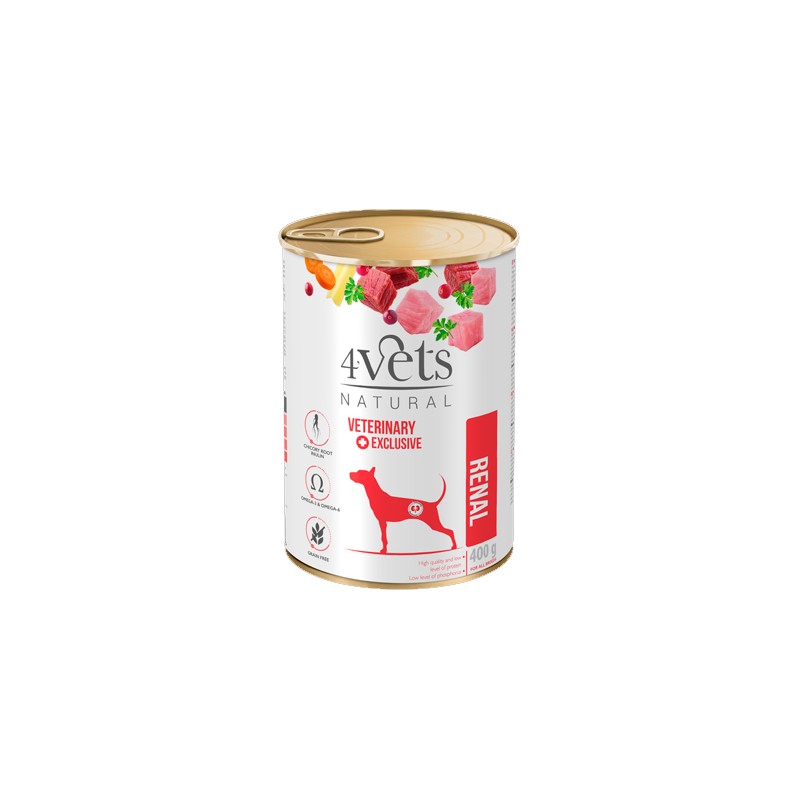 4VETS DOG RENAL 6 X 185 G (13 217)