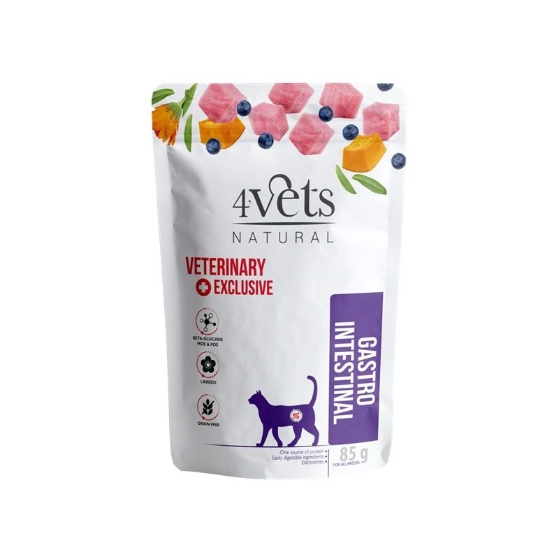 4VETS CAT GASTRO INTESTINAL 10 X 85 G (13 235)