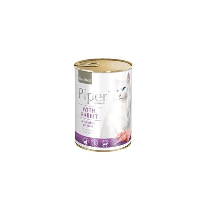 PIPER CAT CONEJO STERILIZED 400 G (13067) PIPER CAT CONEJO STERILIZED 400 G (13067)