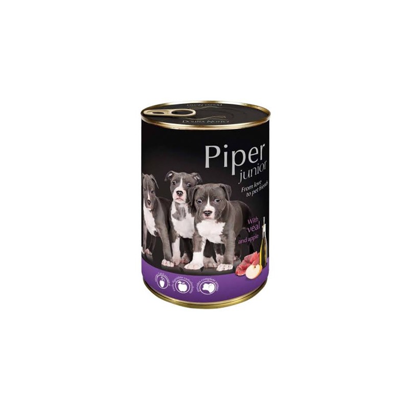 PIPER JUNIOR WITH VEAL AND APPLE 400 G (13 0564)